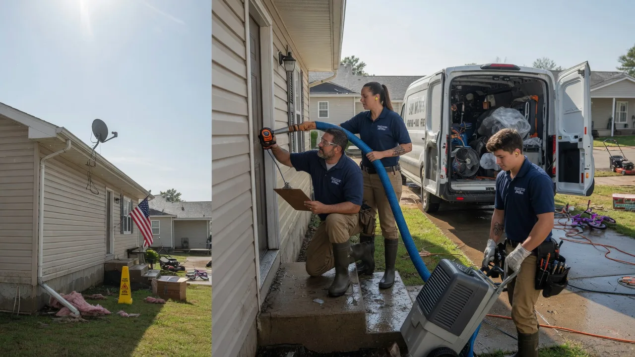 Ceiling Water Damage Restoration in Apple Creek, OH near me